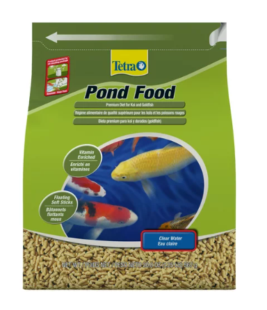 Tetra Pond Fish Food Premium Sticks Diet for Koi and Goldfish, 1.25 lbs