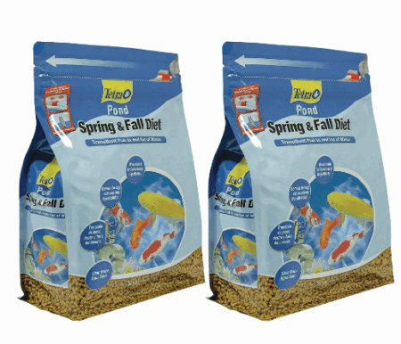 TetraPond Spring And Fall Diet 1.72 Pounds, Pond Fish Food, For Goldfish And Koi