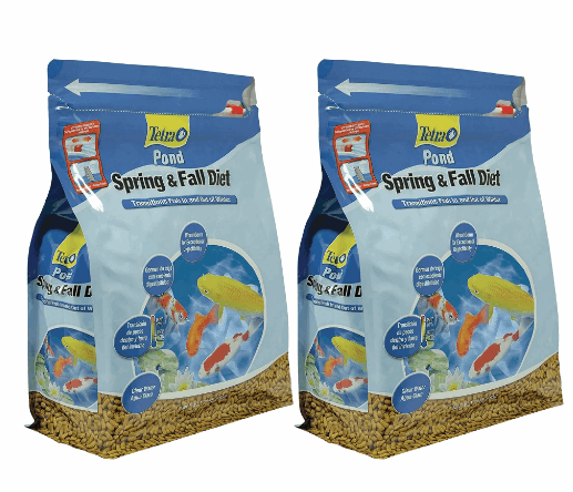 TetraPond Spring And Fall Diet 1.72 Pounds, Pond Fish Food, For Goldfish And Koi