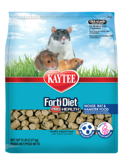 Kaytee Pro Health Mouse, Rat, and Hamster Food 5 lb