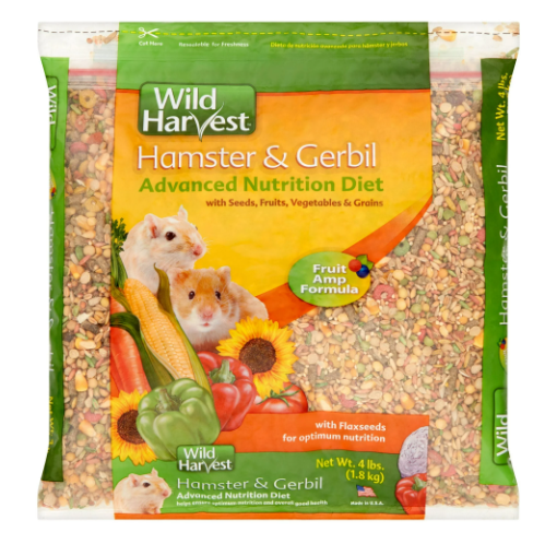 Wild Harvest Hamster and Gerbil Advanced Nutrition Diet, 4 lbs.