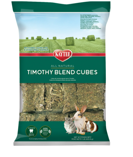 Kaytee Timothy Hay Blend Cubes 1 pound
