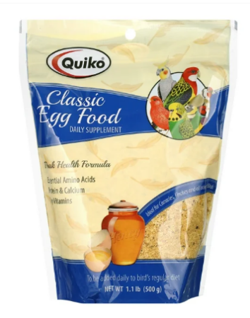Quiko Classic Egg Food Supplement - Bird Seed Blend for All Pet Birds
