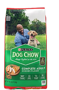 Purina Dog Chow Complete Adult Dry Dog Food with Chicken Flavor, 48 lbs.