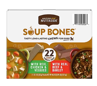 Rachael Ray Nutrish Soup Bones Variety Pack, 22 ct.