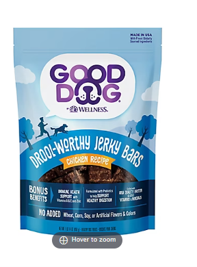 Wellness Good Dog Jerkey Bars, 30 oz.