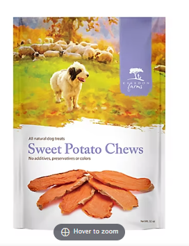 Caledon Farms Sweet Potato Chews Dog Treats, 28 oz.
