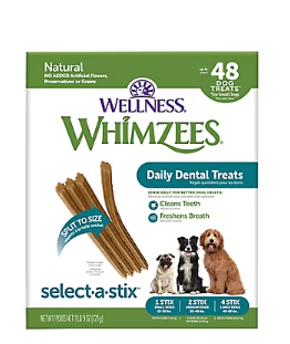 Wellness Whimzees Select A Stix, 48 ct.