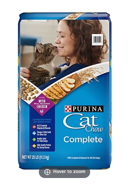 Purina Cat Chow Complete, 25 lbs.