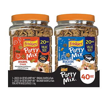 Purina Friskies Cat Treats Party Mix, 2 pk./20 oz.