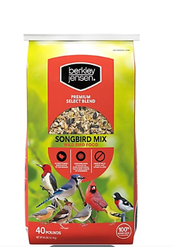 Berkley Jensen Premium Select Blend Songbird Mix Wild Bird Food, 40 lb.